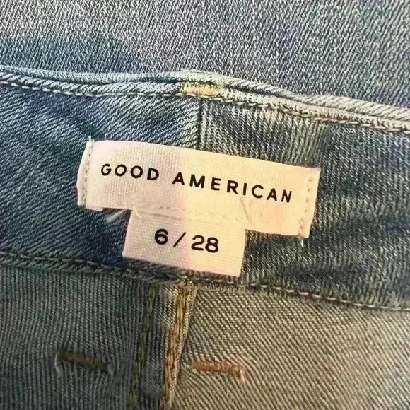Good american good waist ultra high rise skinny jean in blue629 Size 6/28 - Picture 8 of 10